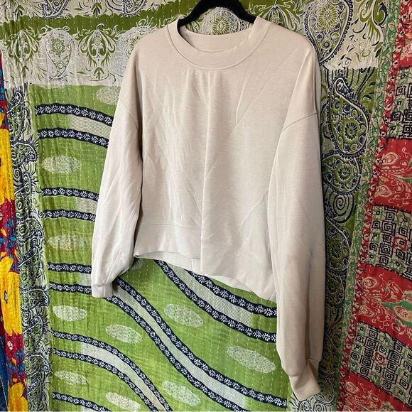 Lululemon Trench Perfectly Oversized Cropped Crew Softstreme Size 8 - Picture 9 of 15